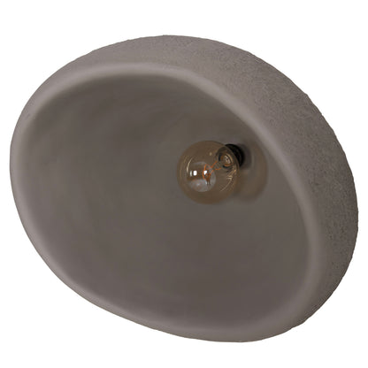 Ceiling Pendant Lamp Jaylen Hm4703.03l Fiber Cement In Grey 65x55x45hcm
