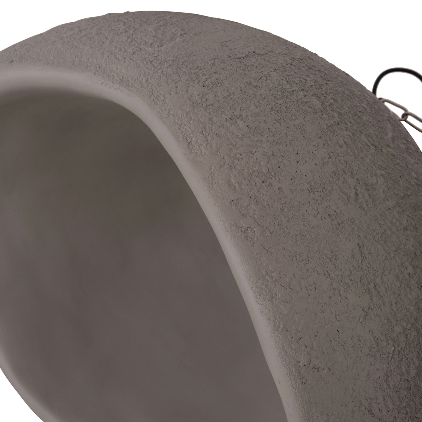 Ceiling Pendant Lamp Jaylen Hm4703.03l Fiber Cement In Grey 65x55x45hcm