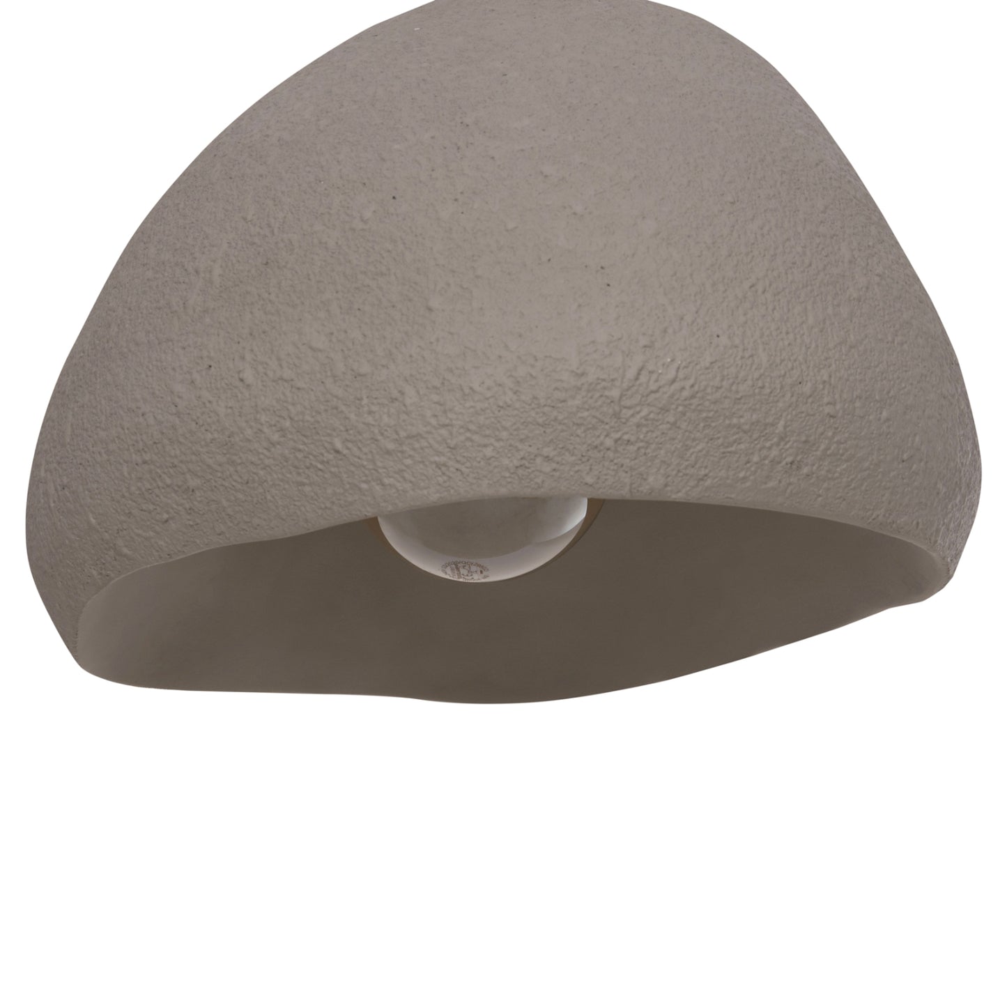 Ceiling Pendant Lamp Jaylen Hm4703.03s Fiber Cement In Grey 44x39x30hcm