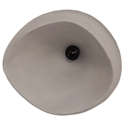 Ceiling Pendant Lamp Jaylen Hm4703.03s Fiber Cement In Grey 44x39x30hcm