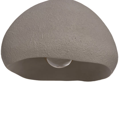 Ceiling Pendant Lamp Jaylen Hm4703.03s Fiber Cement In Grey 44x39x30hcm