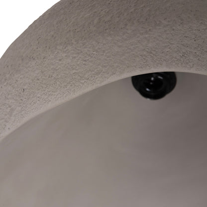 Ceiling Pendant Lamp Jaylen Hm4703.03s Fiber Cement In Grey 44x39x30hcm