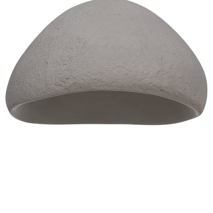 Ceiling Pendant Lamp Jaylen Hm4703.03xl Fiber Cement In Grey 74x68x50-70hcm.