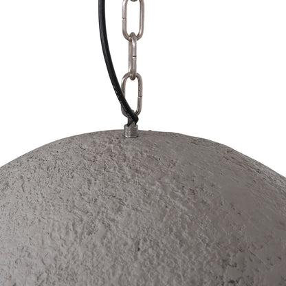 Ceiling Pendant Lamp Jaylen Hm4703.03xl Fiber Cement In Grey 74x68x50-70hcm.