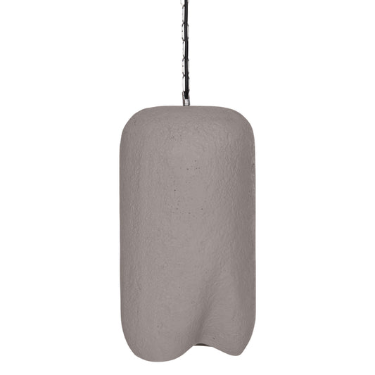 Ceiling Pendant Lamp Logky Hm4704.03s Fiber Cement In Grey Φ24x47hcm