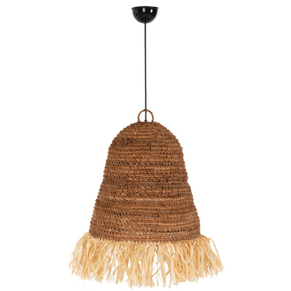 Ceiling Pendant Lamp Hm7817 Dried Banana Tree Fibers In Natural Color Φ40x62-152hcm.