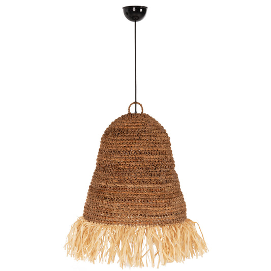 Ceiling Pendant Lamp Hm7817 Dried Banana Tree Fibers In Natural Color Φ40x62-152hcm.