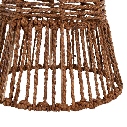 Ceiling Pendant Lamp Hm7858 Dried Banana Tree Fibers In Brown Color Φ41x41-136hcm.