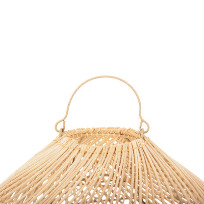 Ceiling Pendant Lamp Hm7878.02 Rattan In Natural Color Φ58,5x31hcm.