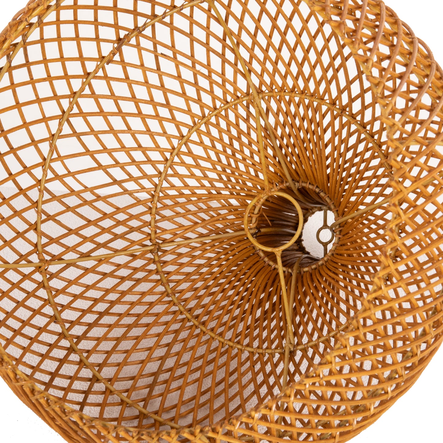 Ceiling Pendant Lamp Hm7881 Rattan In Natural Color Φ41x137hcm.