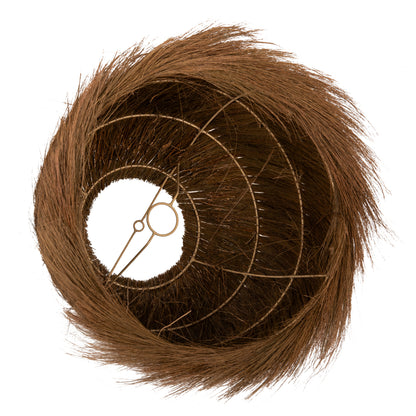 Ceiling Pendant Lamp Hm7892 Rayung Grass In Brown Color Φ46x40-141hcm.
