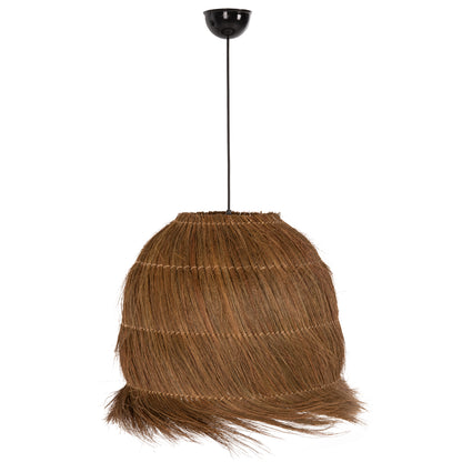 Ceiling Pendant Lamp Hm7892 Rayung Grass In Brown Color Φ46x40-141hcm.