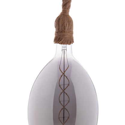 Ceiling Pendant Lamp With Light Bulb Hm11927.02--rope 1m Long And 2cm Thick-e27 Socket