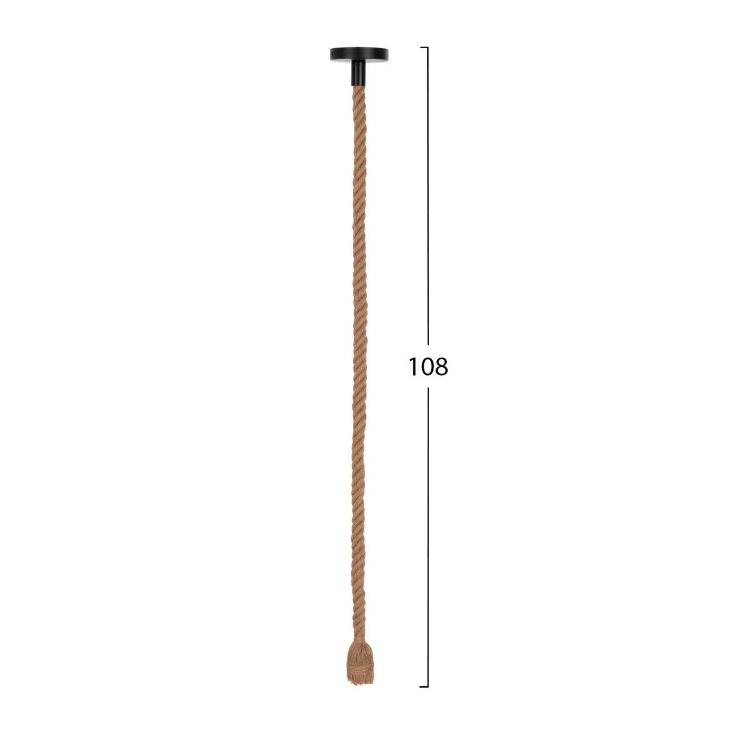 Ceiling Pendant Lamp With Light Bulb Hm11934--rope 1m Long And 2cm Thick-e27 Socket