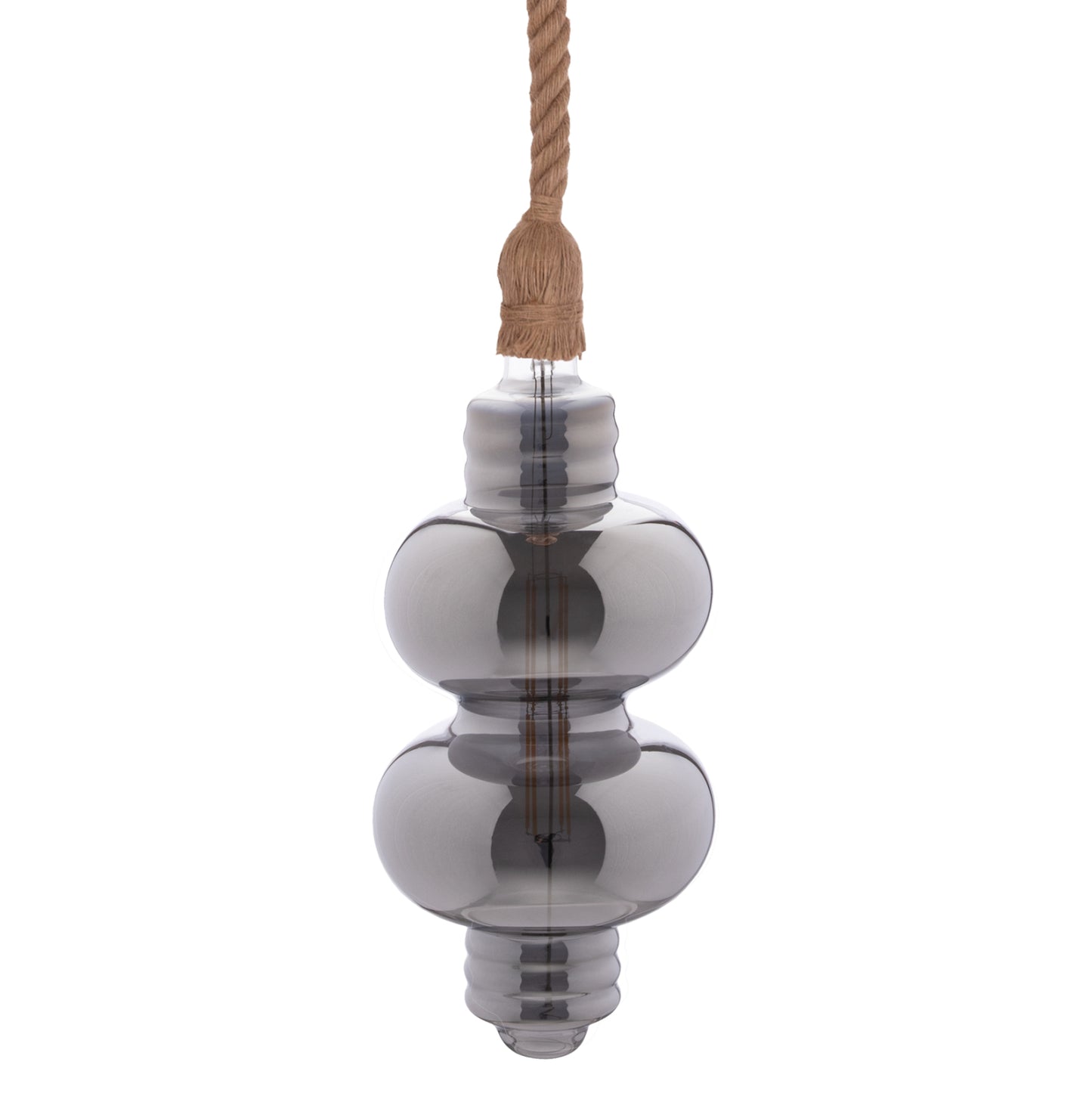 Ceiling Pendant Lamp With Light Bulb Hm11929.02--rope 1m Long And 2cm Thick-e27 Socket