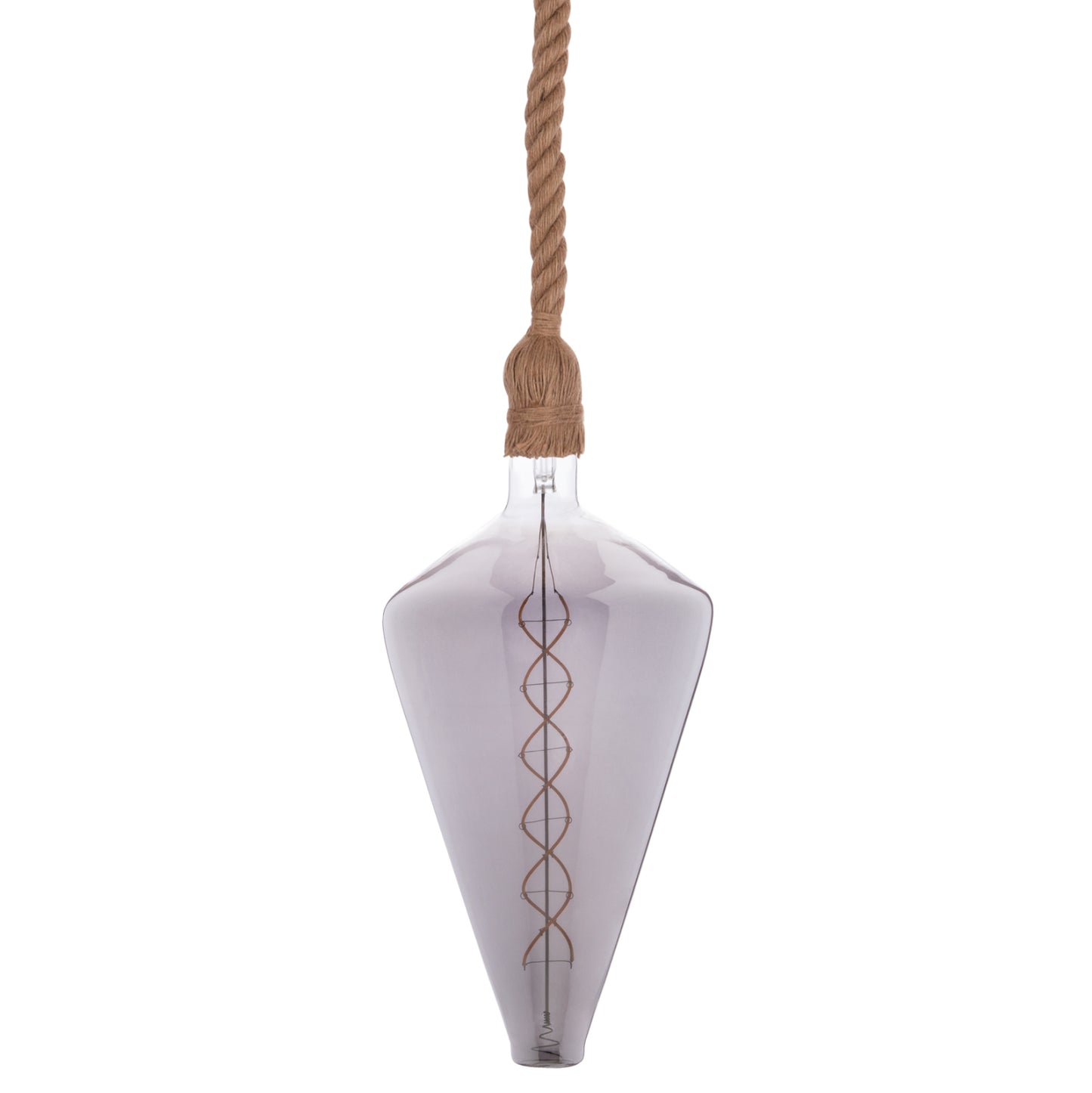 Ceiling Pendant Lamp With Light Bulb Hm11930.02--rope 1m Long And 2cm Thick-e27 Socket