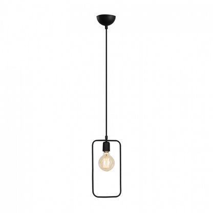 Metallic Pendant Light Black Hm7258 15Χ6Χ123 Cm.