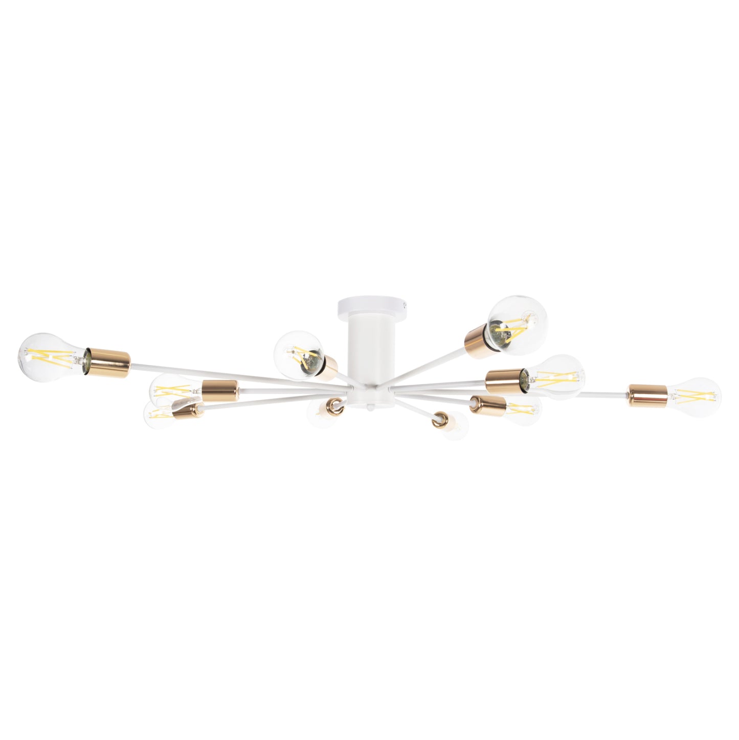 Ceiling Pendant Multilight Hm4122 White Metal 18.5h Cm.