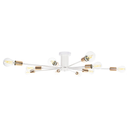 Ceiling Pendant Multilight Hm4122 White Metal 18.5h Cm.