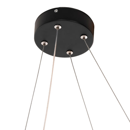 Ceiling Pendant Luminaire Hm7522.03 Black- Led 52x28x66hcm.
