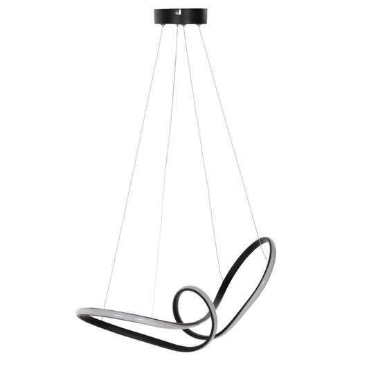 Ceiling Pendant Luminaire Hm7522.03 Black- Led 52x28x66hcm.