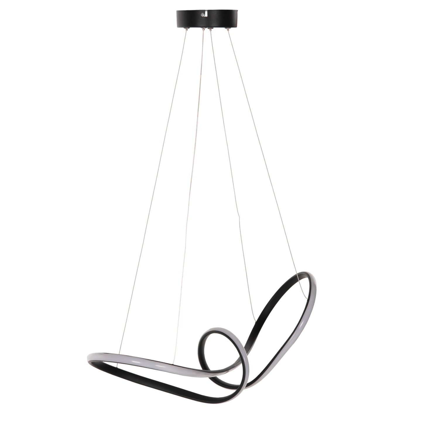Ceiling Pendant Luminaire Hm7522.03 Black- Led 52x28x66hcm.