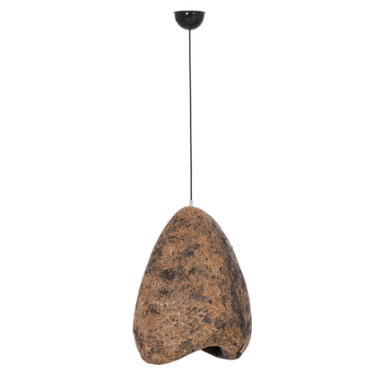 Ceiling Pendant Lamp Stone-look Stoner (s) Hm4417.03 Grey/brown-- 37x30x45hcm.