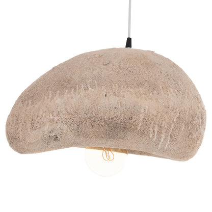 Ceiling Pendant Lamp Stone-look Stoner (m) Hm4418 Dark Beige 55x45x40hcm.