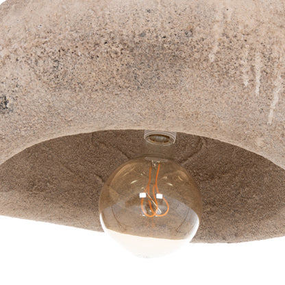 Ceiling Pendant Lamp Stone-look Stoner (m) Hm4418 Dark Beige 55x45x40hcm.