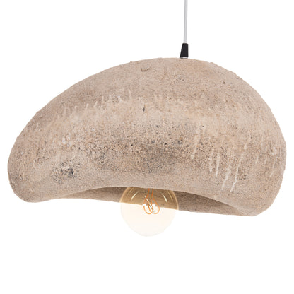 Ceiling Pendant Lamp Stone-look Stoner (m) Hm4418 Dark Beige 55x45x40hcm.