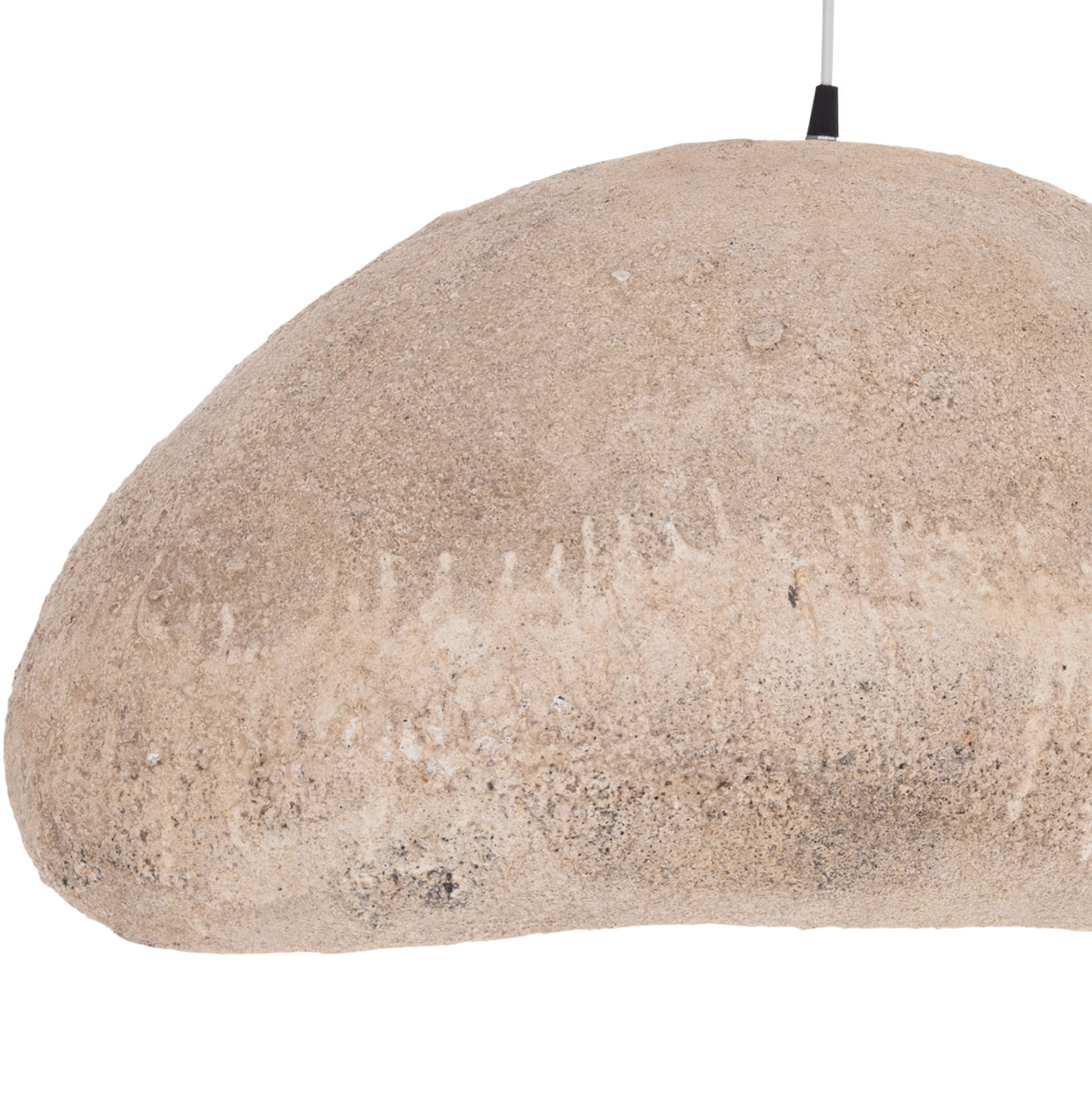 Ceiling Pendant Lamp Stone-look Stoner (m) Hm4418 Dark Beige 55x45x40hcm.
