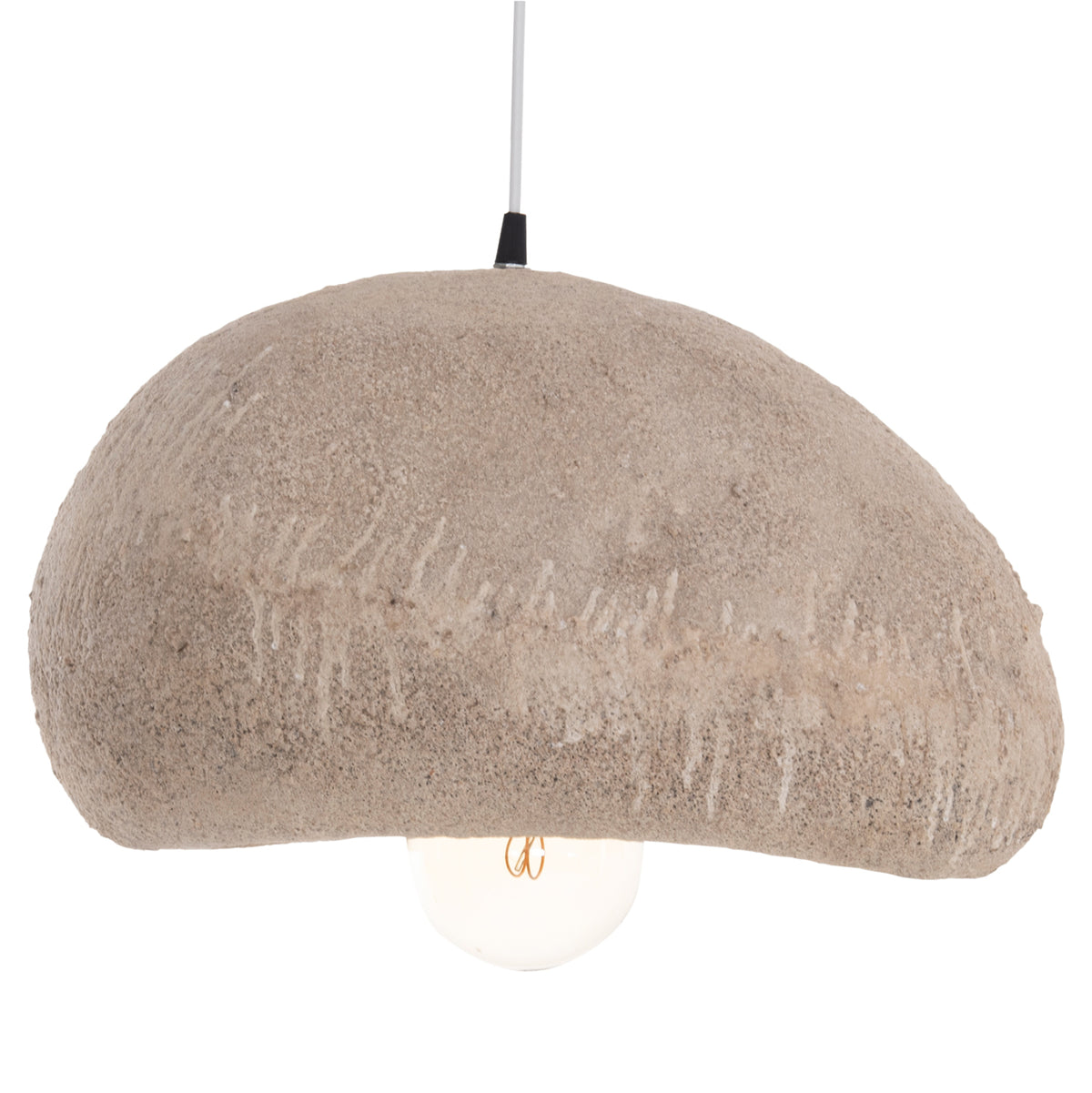 Ceiling Pendant Lamp Stone-look Stoner (m) Hm4418 Dark Beige 55x45x40hcm.