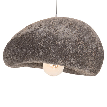 Ceiling Pendant Lamp Stone-look Stoner (m) Hm4418.04 Grey-- 55x45x40hcm.