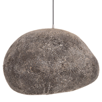 Ceiling Pendant Lamp Stone-look Stoner (m) Hm4418.04 Grey-- 55x45x40hcm.