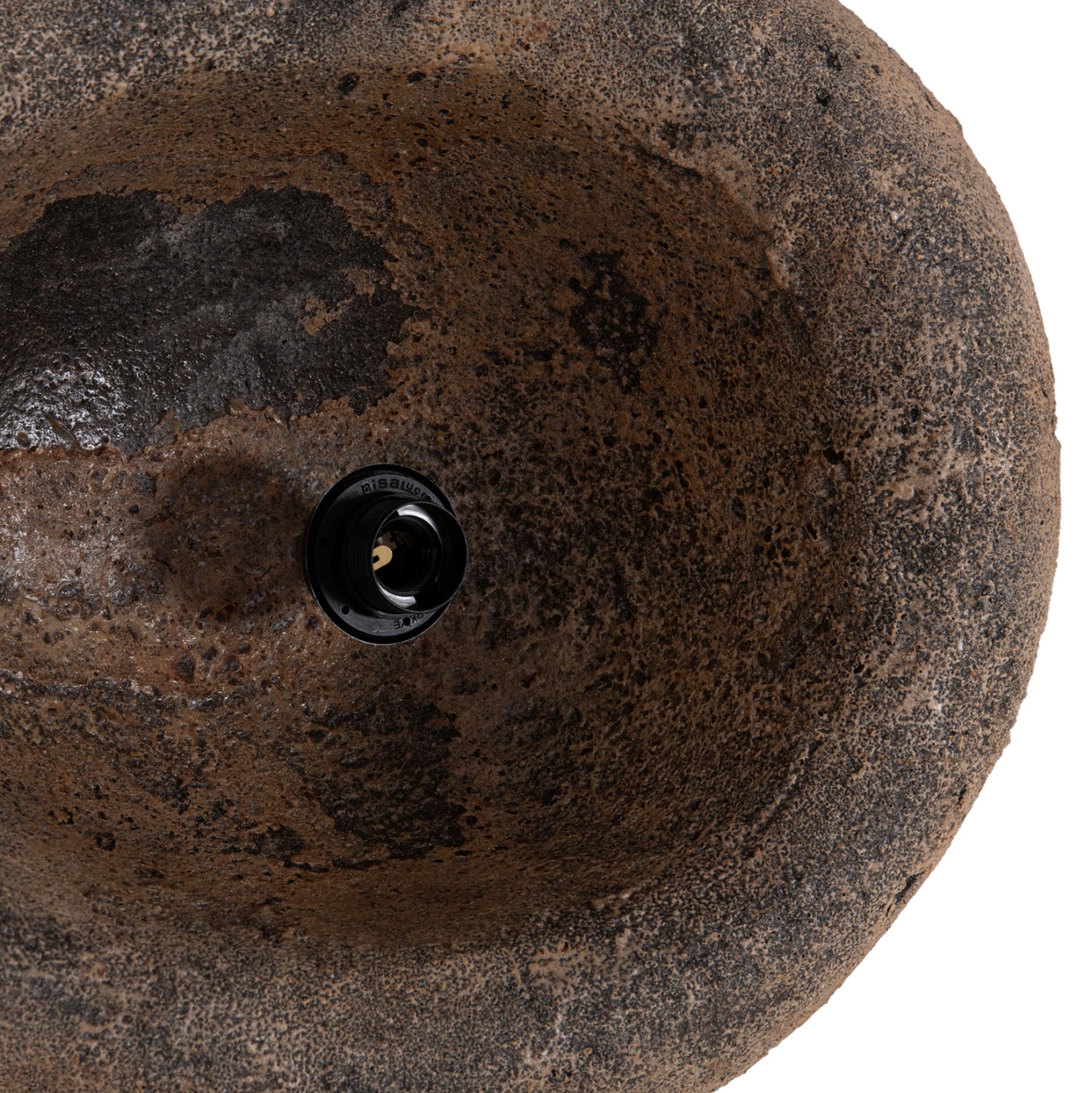 Ceiling Pendant Lamp Stone-look Stoner (m) Hm4418.03 Grey/brown-- 55x45x40hcm.