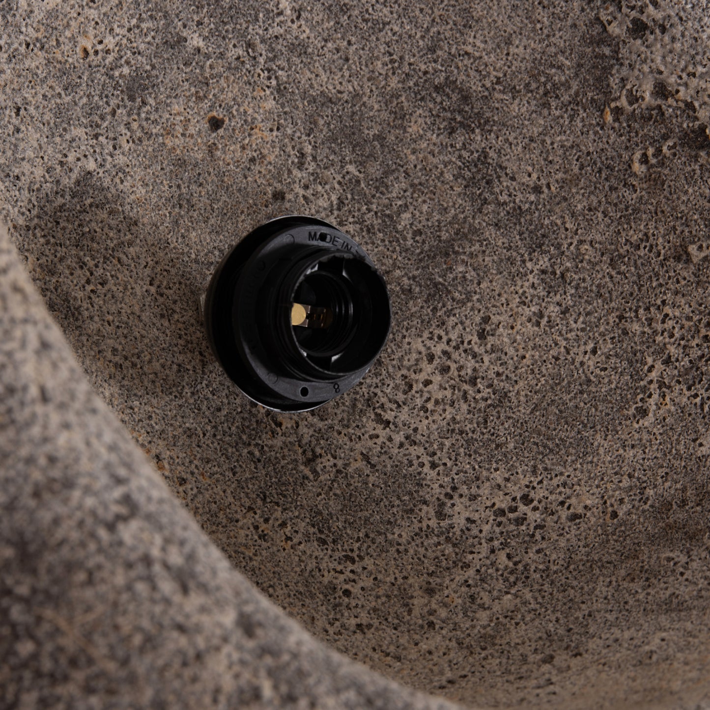 Ceiling Pendant Lamp Stone-look Stoner (m) Hm4418.04 Grey-- 55x45x40hcm.