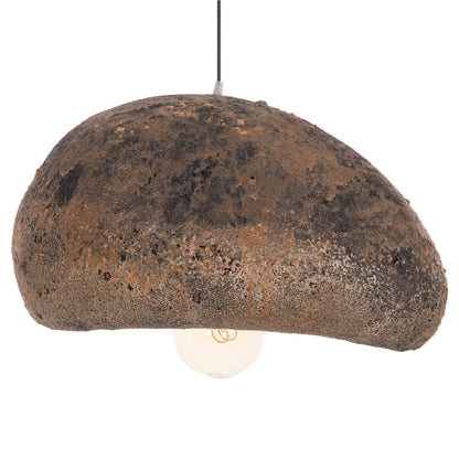 Ceiling Pendant Lamp Stone-look Stoner (m) Hm4418.03 Grey/brown-- 55x45x40hcm.