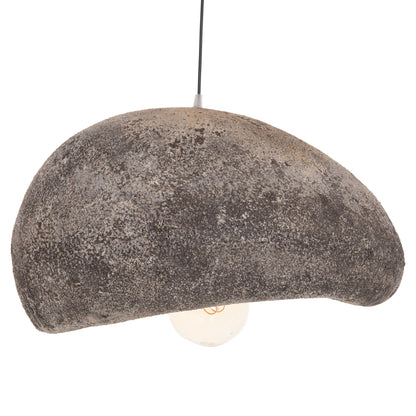 Ceiling Pendant Lamp Stone-look Stoner (m) Hm4418.04 Grey-- 55x45x40hcm.