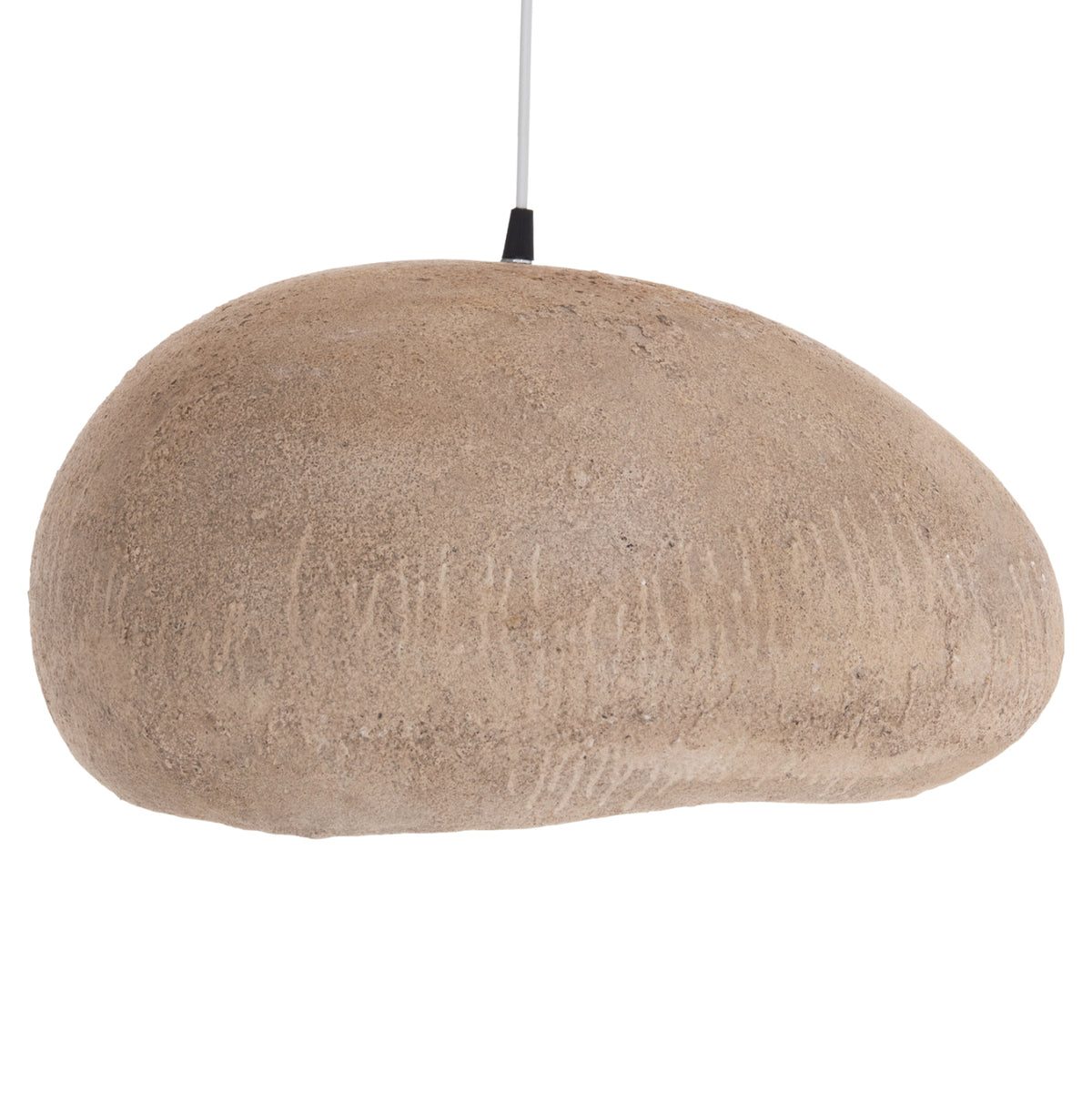 Ceiling Pendant Lamp Stone-look Stoner (l) Hm4419 Dark Beige 73x55x40hcm.