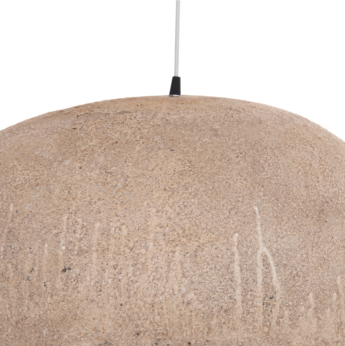 Ceiling Pendant Lamp Stone-look Stoner (l) Hm4419 Dark Beige 73x55x40hcm.