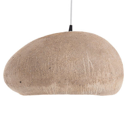 Ceiling Pendant Lamp Stone-look Stoner (l) Hm4419 Dark Beige 73x55x40hcm.