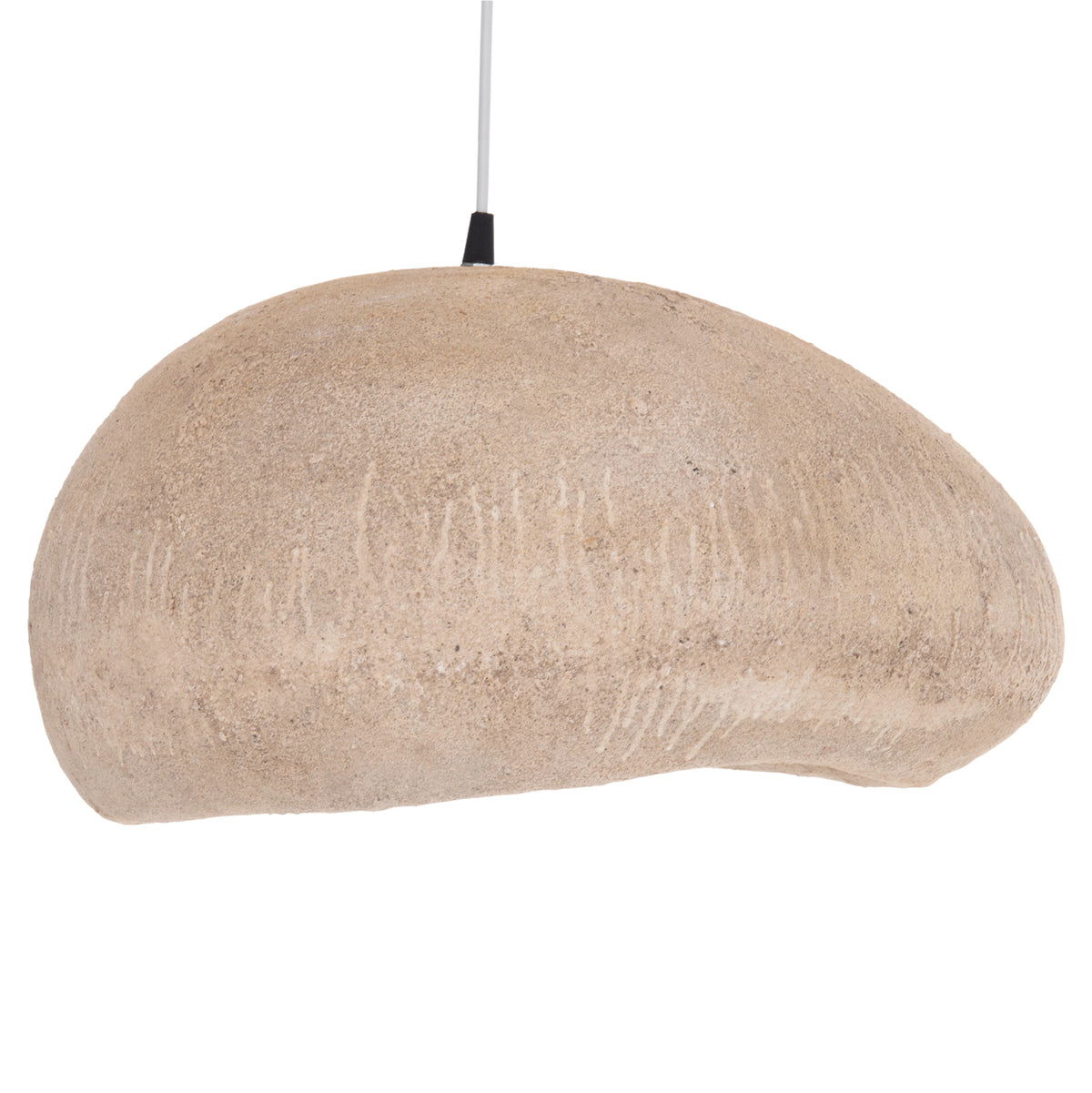 Ceiling Pendant Lamp Stone-look Stoner (l) Hm4419 Dark Beige 73x55x40hcm.