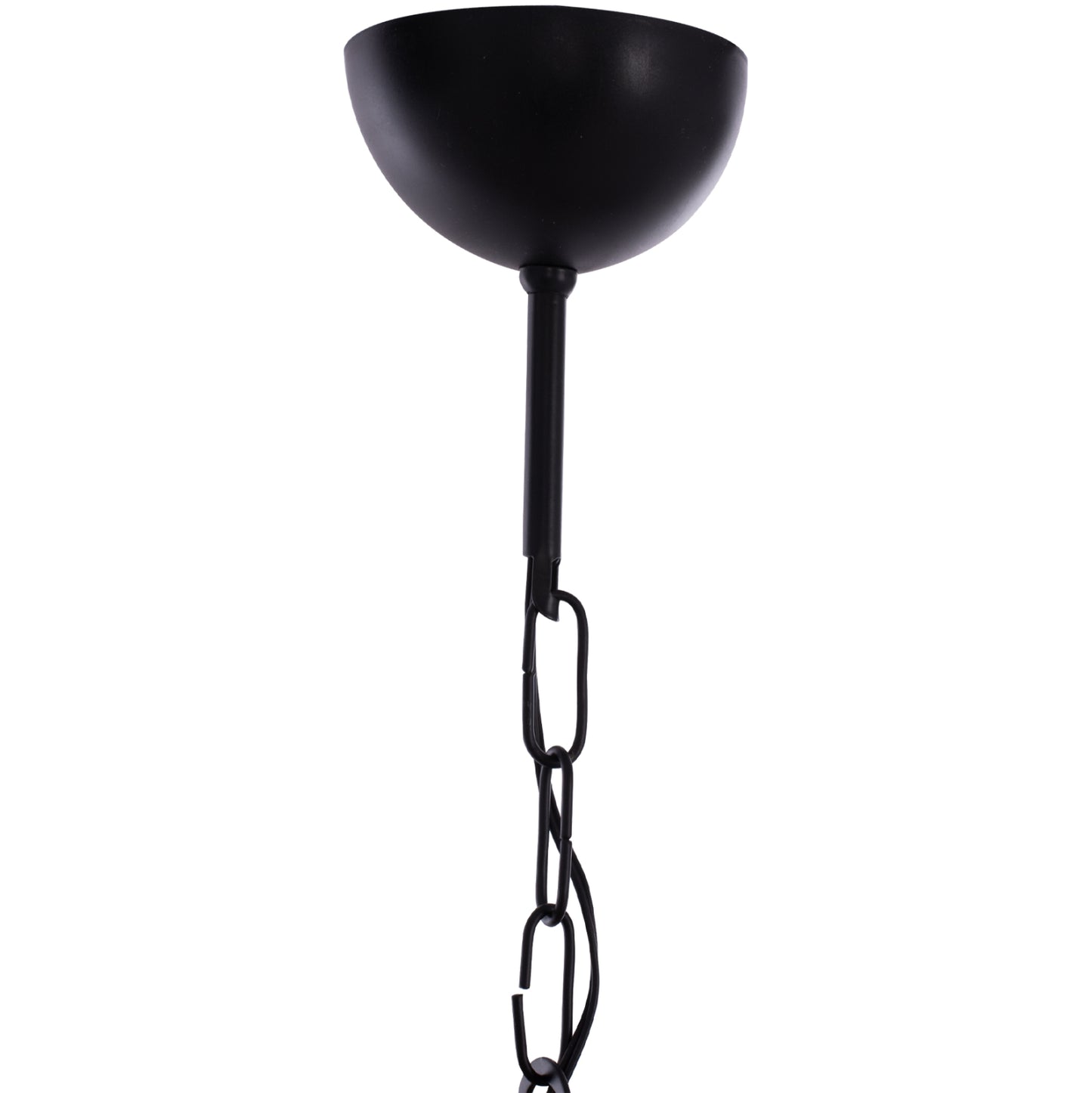 Ceiling Pendant With Wood And Metal Grid 30x16x50hcm.hm7680.01