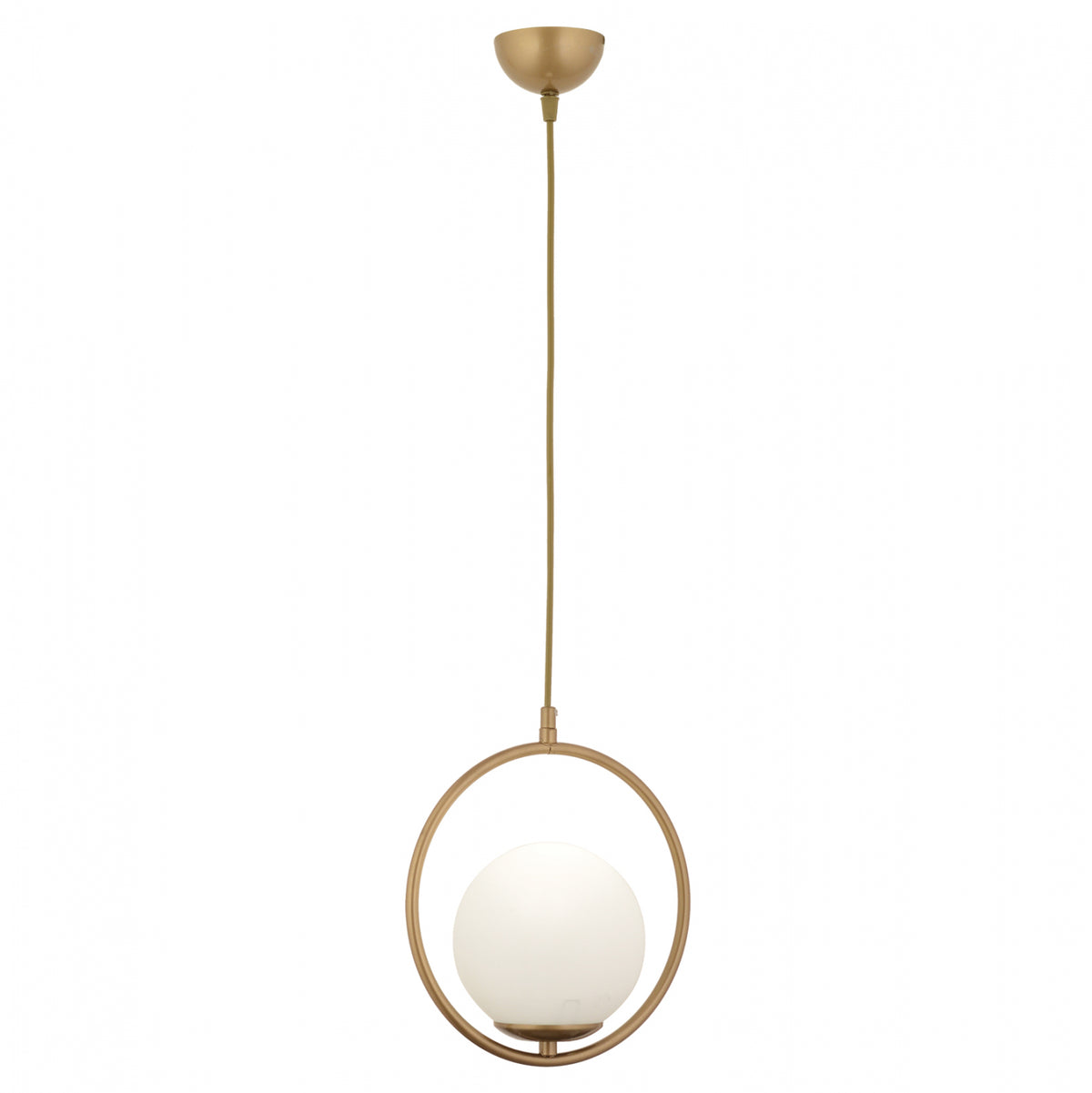 Pendant Ceiling Lamp Hm7418.02 Metallic In Gold Φ25x74hcm.