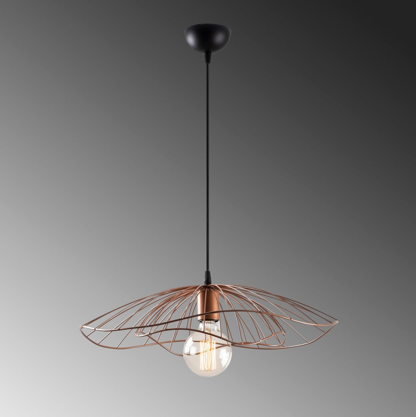 Ng Lamp Metal Pendant Copper Hm7229.02 Φ50x111 Cm.