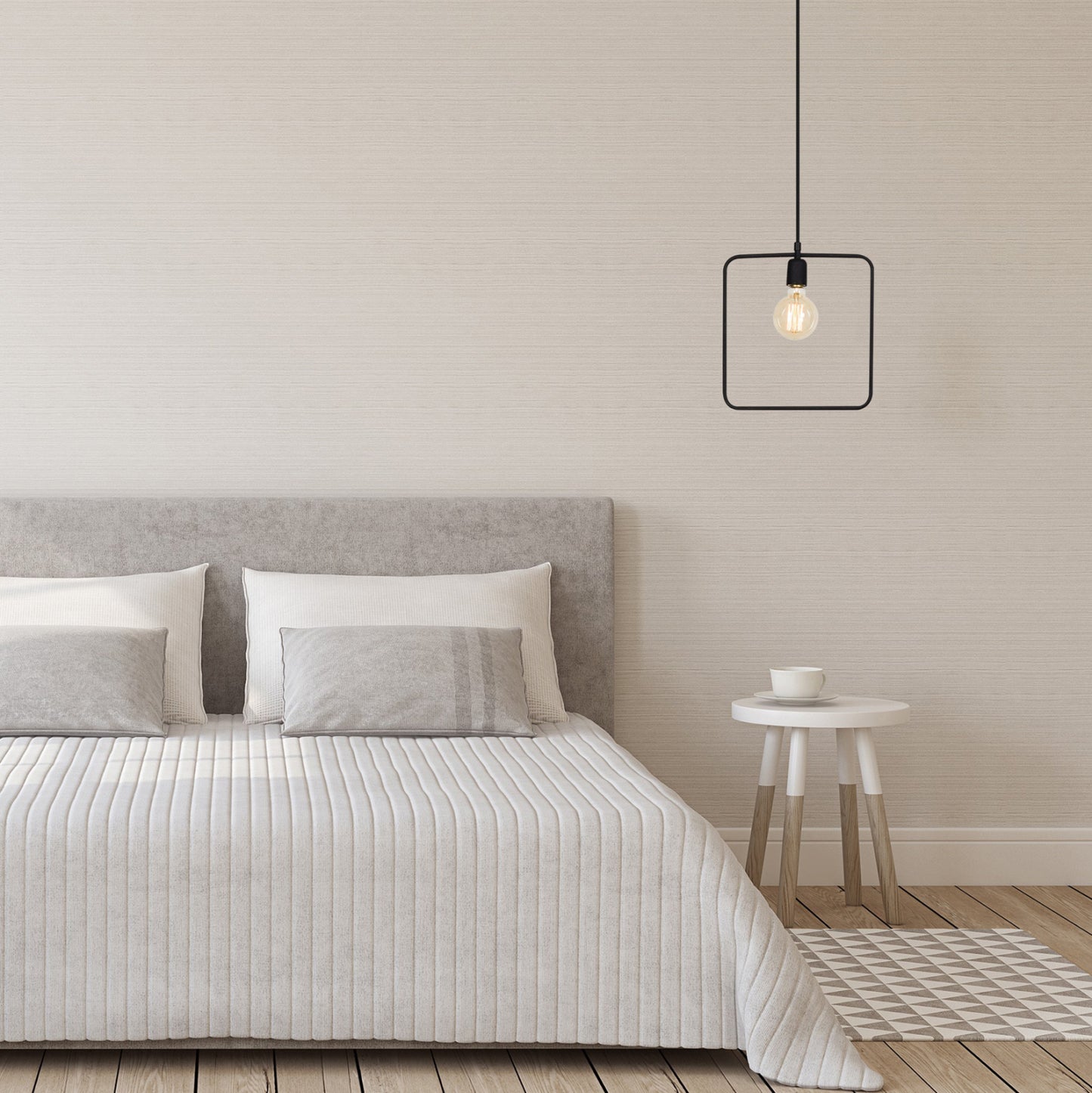 Metallic Pendant Light Black Hm7257 30Χ6Χ123 Cm.