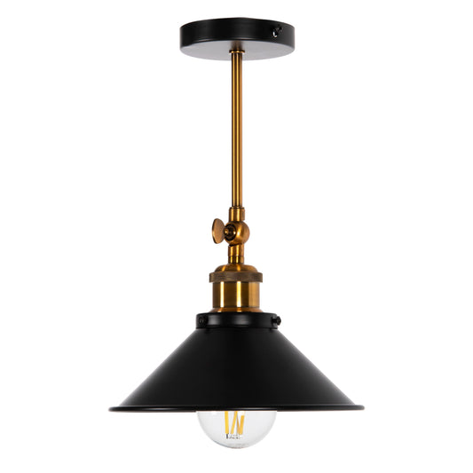 Ceiling/wall Lamp Hm4121 Black-gold Metal Φ21x31hcm.
