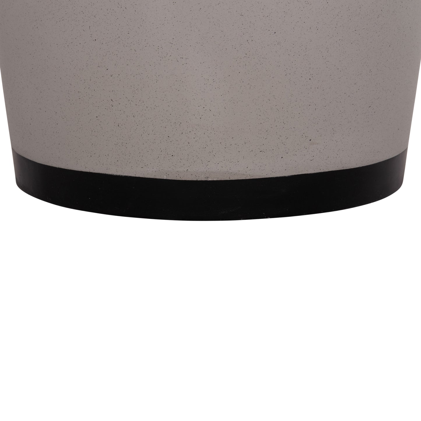 Indoor Planter/pot Series Tryll Hm4690l Fiber Cement In Grey & Rope Φ40x25.5hcm.