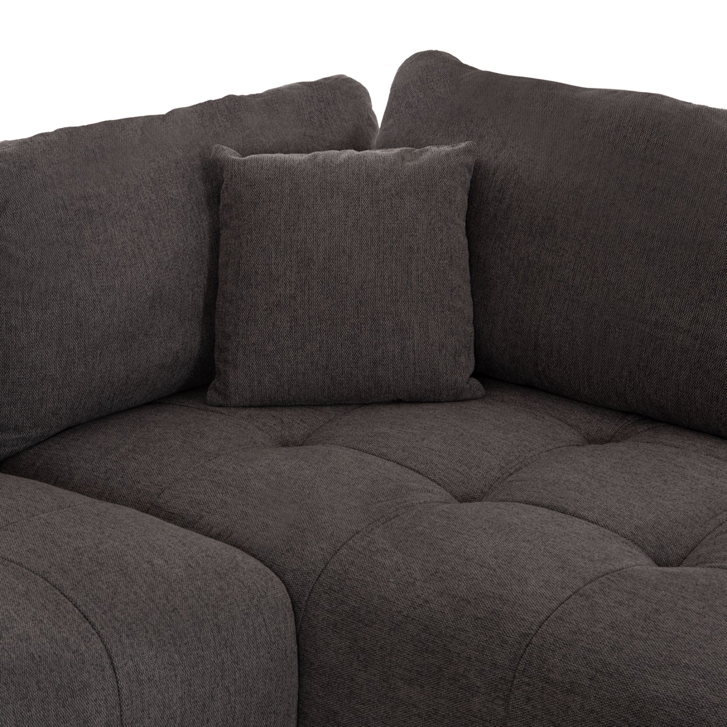 Corner Sofa Reversible Medel Hm3288.01 Grey P.e. Fabric 290x208x80hcm.