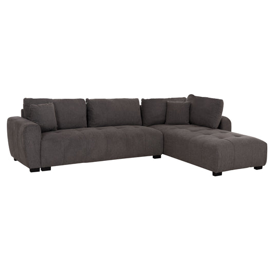 Corner Sofa Reversible Medel Hm3288.01 Grey P.e. Fabric 290x208x80hcm.